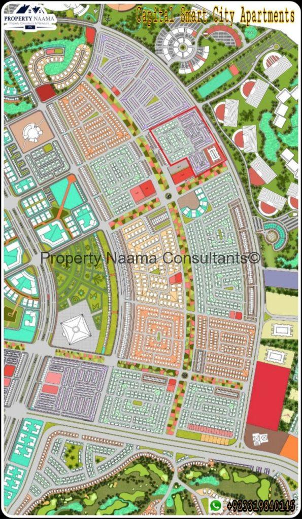 Smart City Islamabad Map Capital Smart City Apartments | Location, Map And Prices Details