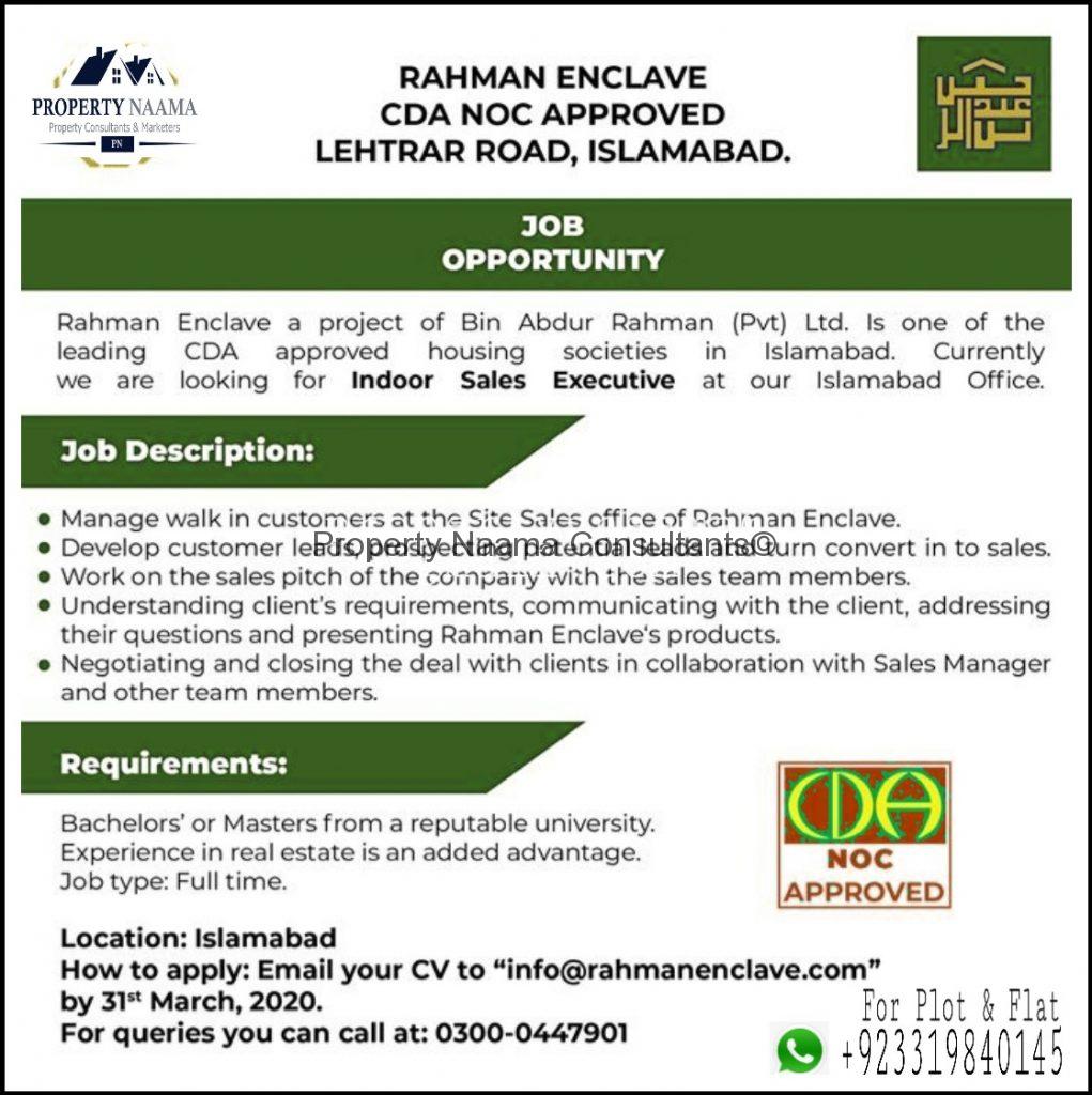 Rahman Enclave Jobs & Booking