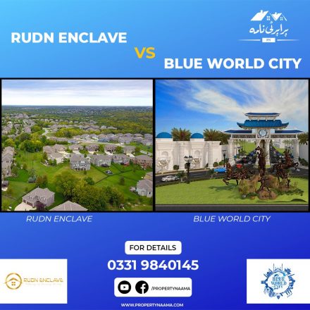 Rudn Enclave Vs Blue World City Islamabad | Best one? | Complete Comparison