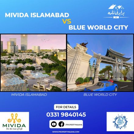 Mivida Islamabad Comparison Blue World City Islamabad | Details, Prices
