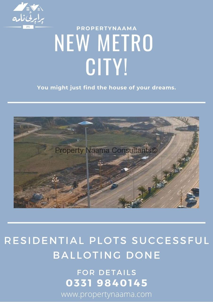 New Metro City Residential Plots Successful Balloting Done | All Details
