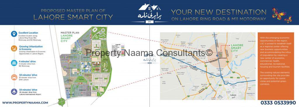 Lahore Smart City Location and Map