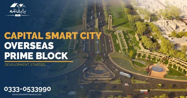 Overseas Prime block CSC | Capital Smart City | Development Started