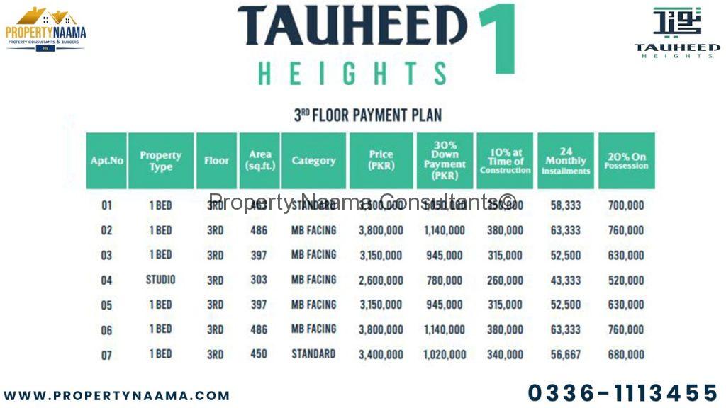 Tauheed Heights 3rd Floor
