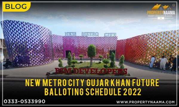 New Metro City Gujar Khan Future Balloting Schedule 2022