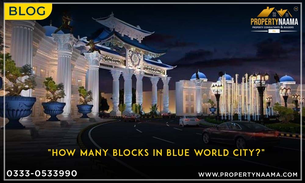How many Blocks in Blue World City?