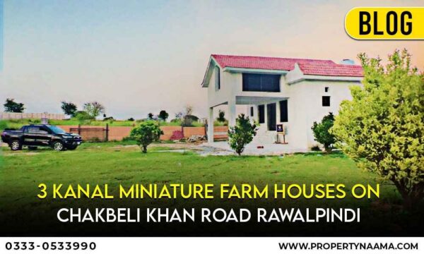 3 Kanal Miniature Farm Houses on Chakbeli Khan Road Rawalpindi