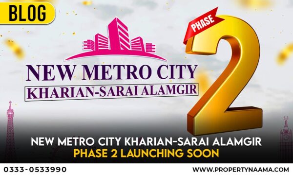New Metro City Kharian-Sarai Alamgir  Phase 2 Launching Soon