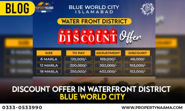 Discount Offer in Waterfront District BWC