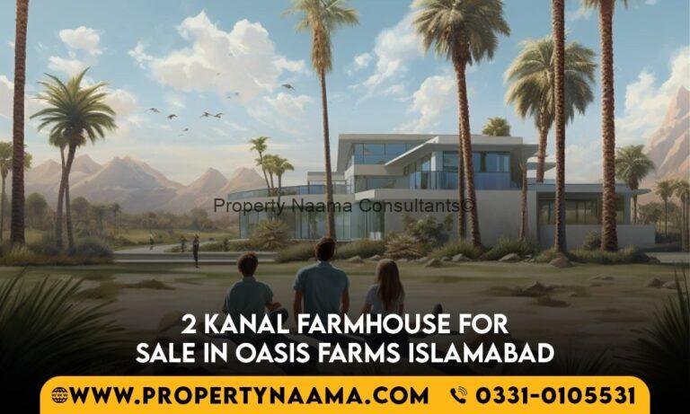 2 Kanal Farmhouse for Sale in Oasis Farms Islamabad