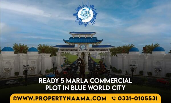 Ready 5 Marla Commercial Plot in Blue World City