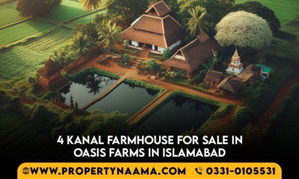 4 Kanal Farmhouse for Sale in Oasis Farms in Islamabad