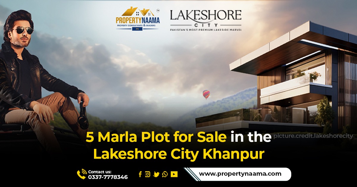 5 Marla plot lake shore city