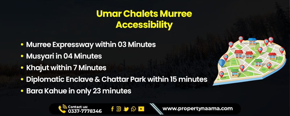 Umar Chalets Murree Accessibility