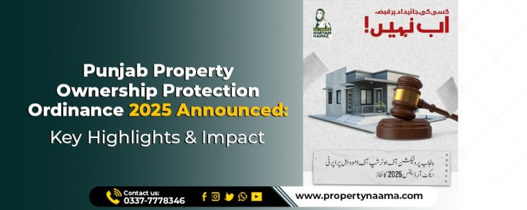 Punjab Property Ownership Protection Ordinance 2025