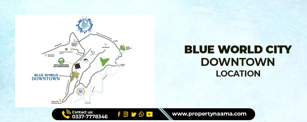 Downtown Blue world city location